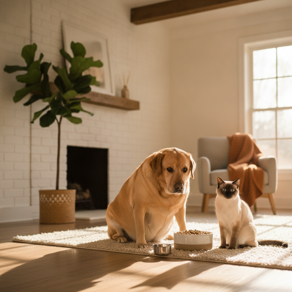 Obesidade pet: o que especialistas alertam e como tutores e petsitters devem cuidar da alimentação na hospedagem